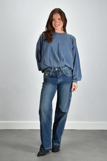 Marant Etoile trui Sauria SW0149FA-D1M01E indigo