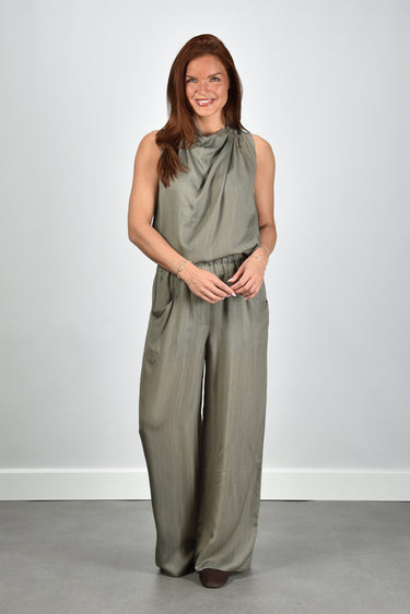 Margaux Lonnberg broek Ned kaki stripes