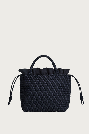 Marrea shopper Midi midnight satin stripe