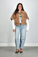 Max Mara gilet MXANEWTERZO 001 CAMEL