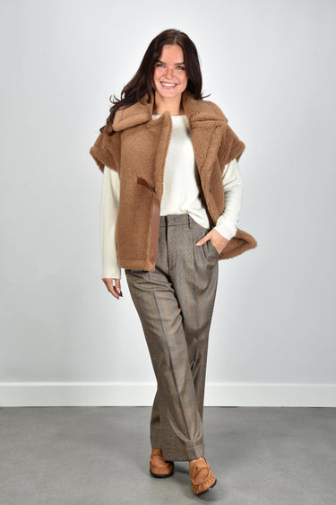Max Mara gilet Newabavo 001 camel