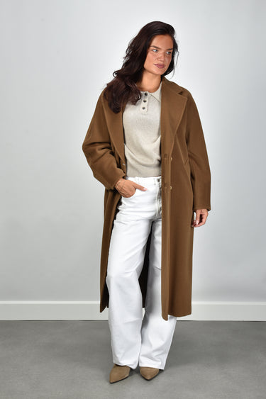 Max Mara coat MADAME 010 TOBACCO