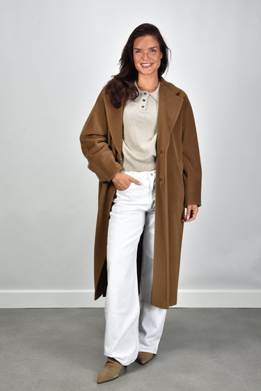 Max Mara jas MADAME 010 TOBACCO