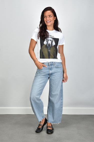 Max Mara top MXMCALCA 010 WHITE Print