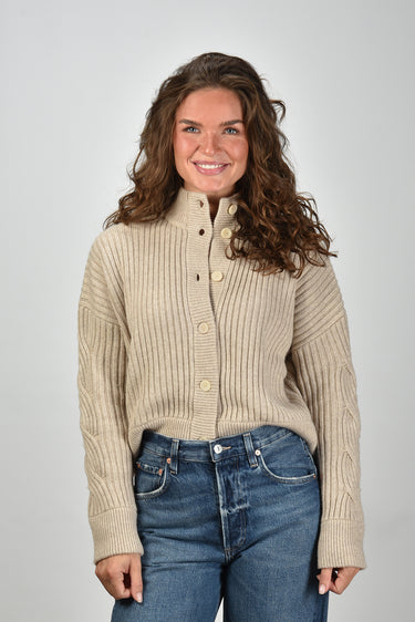 Max Mara trui Afelio 004 sand melange