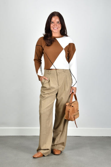 Max Mara trui MXMPAGGIO 009 TOBACCO ARGAIL
