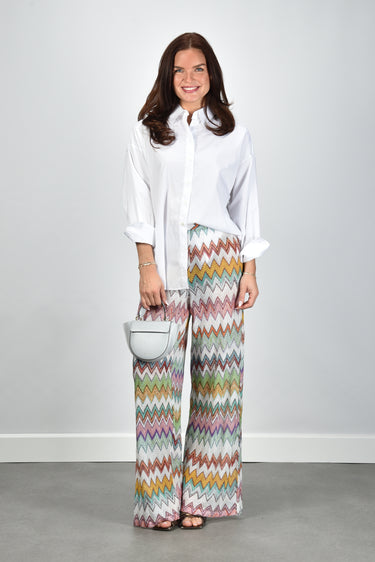 Missoni trousers MC25SI01-BR014K multicolor/wh