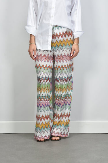 Missoni trousers MC25SI01-BR014K multicolor/wh