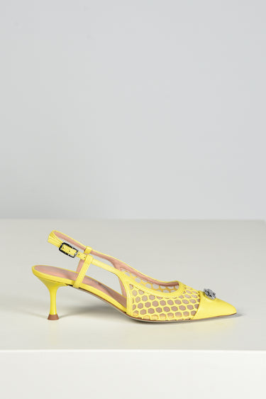 Morobe pumps Delilah 08 soleil + nude mesh