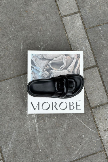 Morobe sandalen Emilia 04 black leather