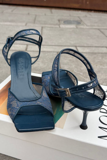 Morobe sandalen Griselda 14 dentelle navy