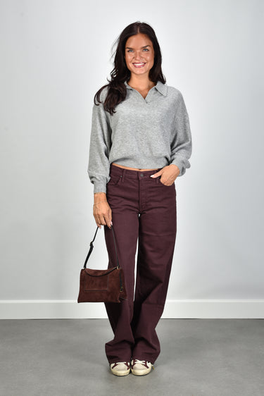 Mother jeans Rerun Zip Sneak 12488-544/A dark russet