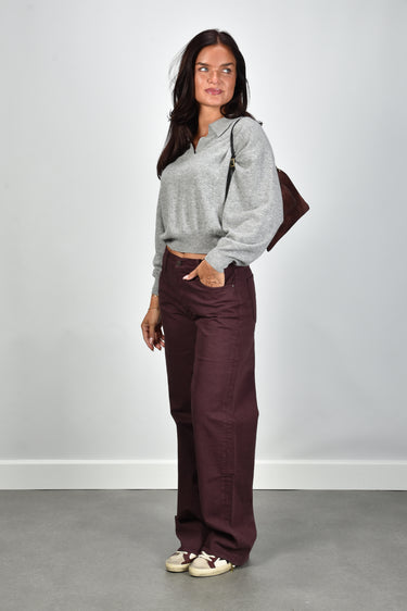 Mother jeans Rerun Zip Sneak 12488-544/A dark russet