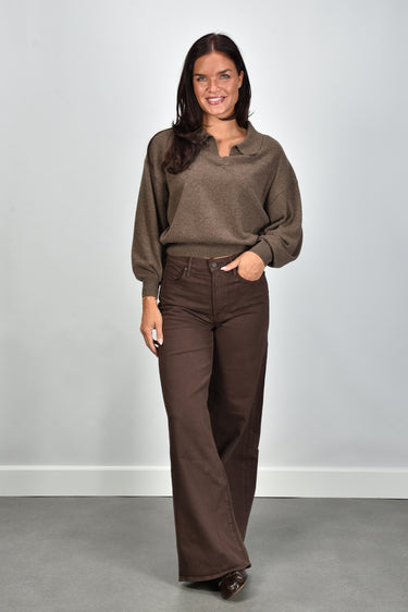 Mother jeans Undercover Sneak 11105-544 chocolate brown