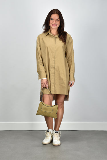 N-AEVY jurk Noa khaki