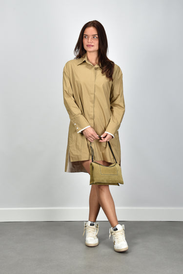 N-AEVY jurk Noa khaki