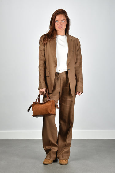 Nine In The Morning blazer Agnese 9SS26-ANS01 mocha