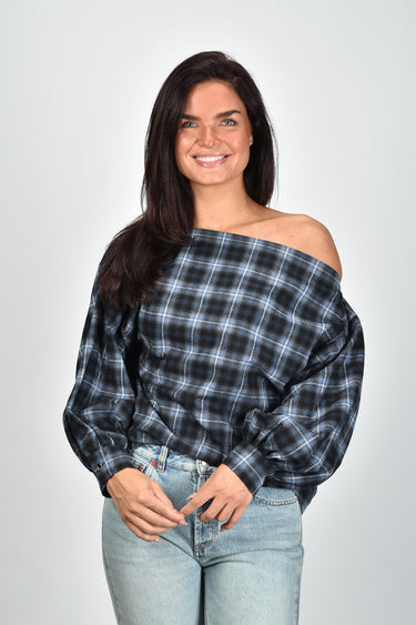 Nine in the Morning top Cuba 9FW26-CBA07 check