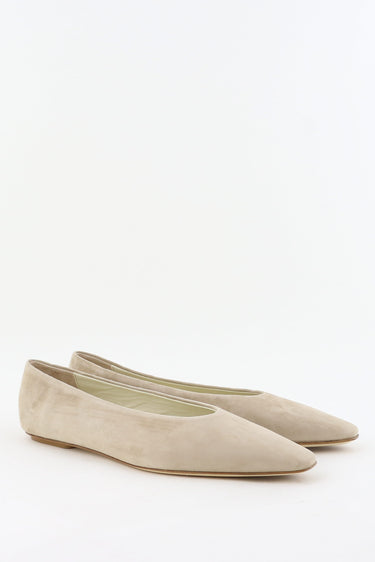 Odare ballerina's Bilbao camoscio taupe