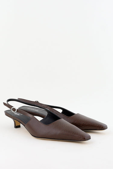 Odare pumps Anna pitone classic tmoro