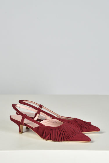 Odare pumps Emily camoscio bordeaux