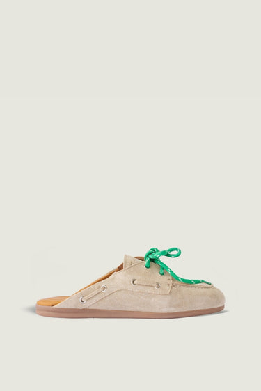 Posa loafers Mule PW48-103 light taupe