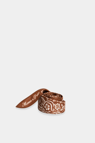 Posa x Marrea shawl Twilly Scarf PW18-117 caramello coast