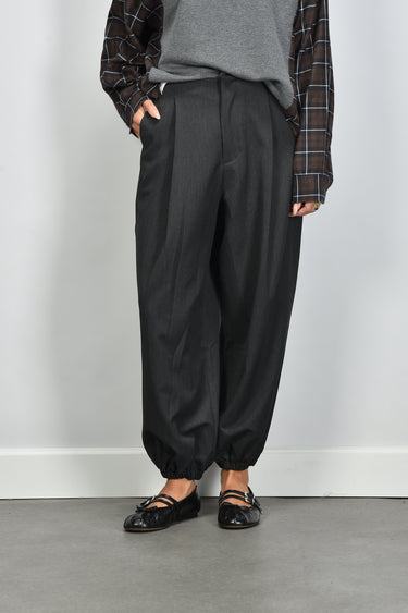 RAE broek Daniella wool blend anthracite