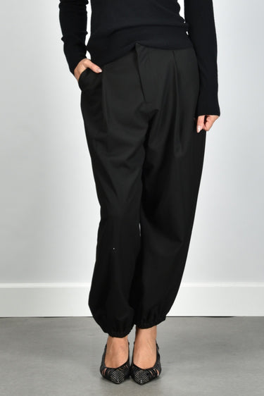 RAE broek Daniella wool blend black