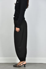 RAE broek Daniella wool blend black