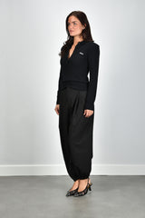 RAE broek Daniella wool blend black