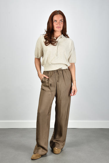 RÓHE broek 419-30-015 brown mini check