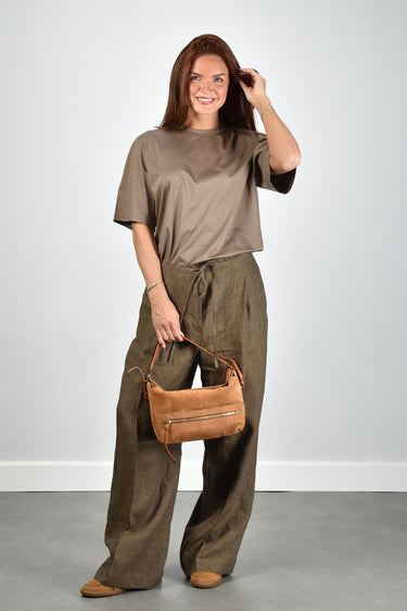 RÓHE broek 419-30-037 brown melange