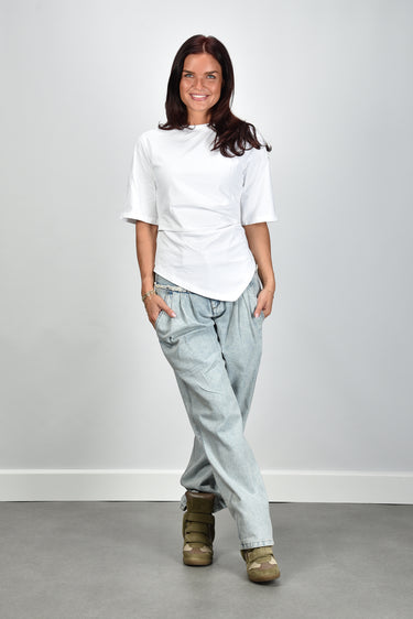 RÓHE t-shirt 416-20-206 optic white