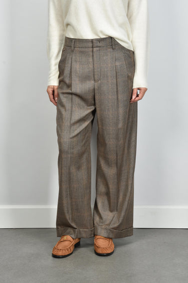 Rossi broek Nevin 7060/6117 brown graphical