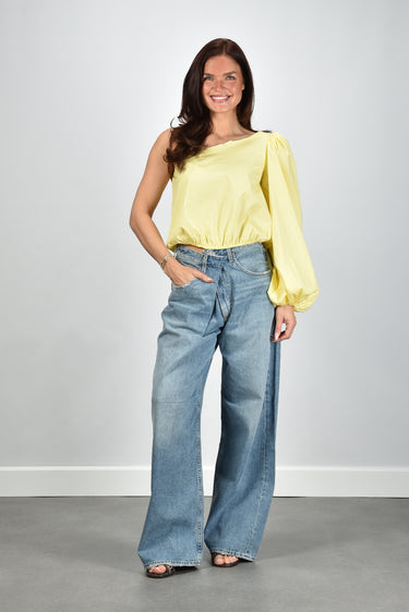 Sage & Ivy blouse Noor butter yellow