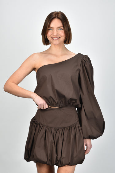 Sage & Ivy blouse Noor chocolate