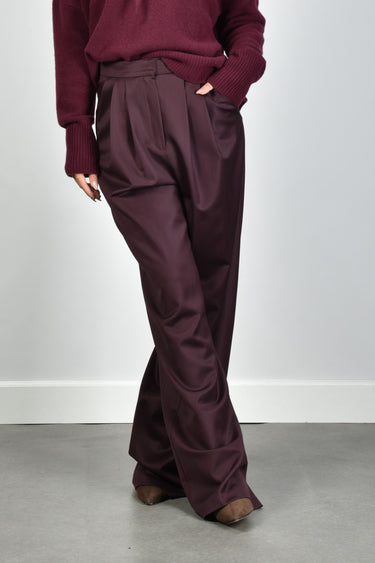 Sage & Ivy broek Priscilla burgundy