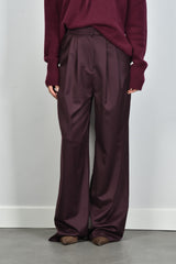 Sage & Ivy broek Priscilla burgundy