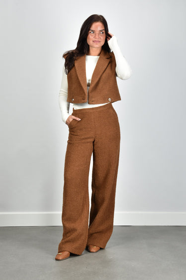 Sage & Ivy broek Teddy brown