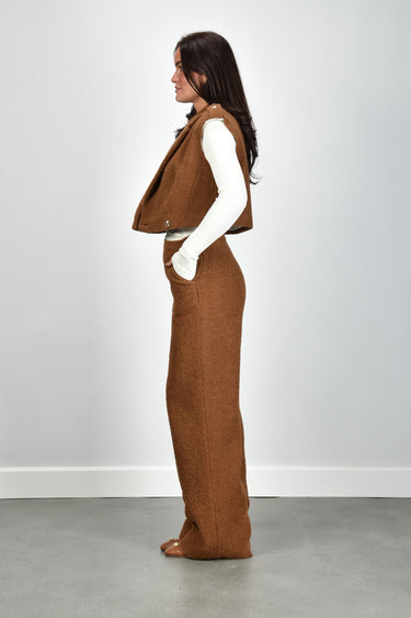 Sage & Ivy gilet Paris brown