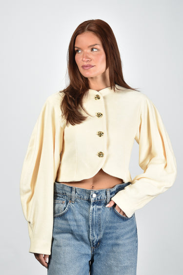 Sage & Ivy jack Lena badstof butter yellow