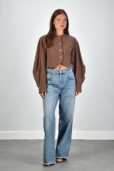 Sage & Ivy jack Lena badstof chocolate