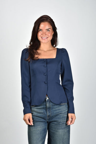 Sage & Ivy top Rita navy