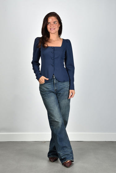 Sage & Ivy top Rita navy