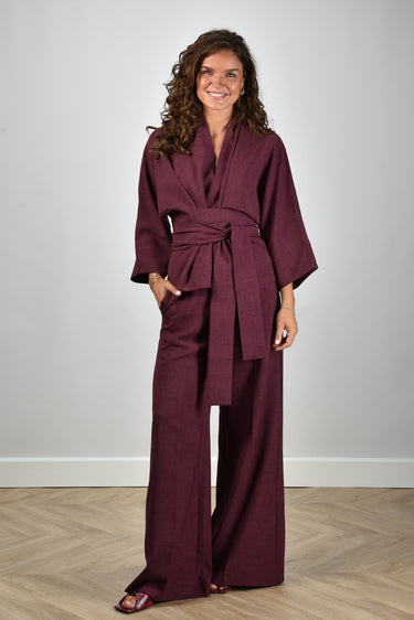 Sea Me Happy top Alaya Lush plum