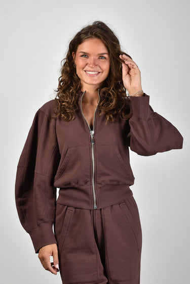 Sea Me Happy trui Cobra Zip brownie