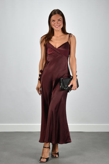 Self Portrait jurk RS26-218M-BU burgundy