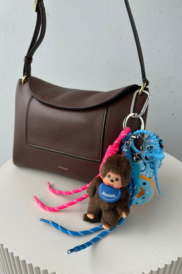 Shouia bag charm Kiki Heart 56 blauw