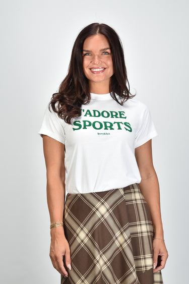 Sporty & Rich T-shirt Jadore Baby TO12273702WH01 white kelly